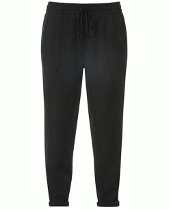 Reiko Military Black Trousers