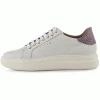 Shoe The Bear Valda Lilac Croc Trainers -Fashion Clothing shoe vinca lilac