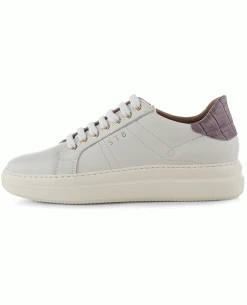 Shoe The Bear Valda Lilac Croc Trainers