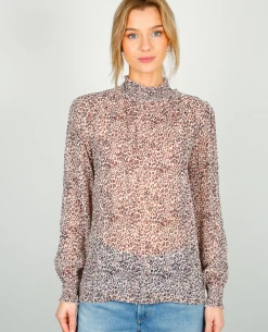 Primrose Park Tracy Brown Leo Top -Fashion Clothing tracytop4