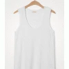 American Vintage Jacksonville White Vest -Fashion Clothing vest white jack