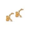 Enamel Copenhagen Vilma Gold Crescent Earrings -Fashion Clothing vilma final
