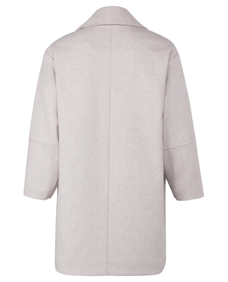 Yaya Ivory Oversized Coat 4 Yaya Ivory Oversized Coat - Image 2