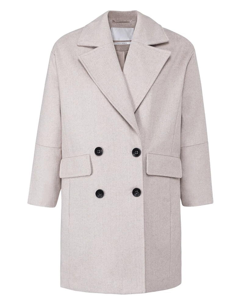 Yaya Ivory Oversized Coat 3 Yaya Ivory Oversized Coat